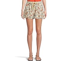 Toad&Co Women's Taj Hemp Pull-On Shorts, North Shore Shape Print